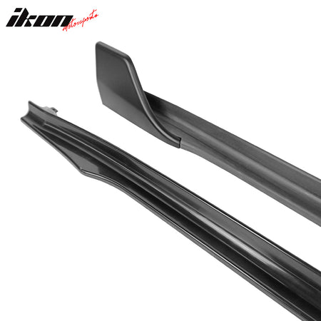 Fits 17-23 Tesla Model 3 V Style Side Skirts Extension Lip Rocker Panel PP 6PCS