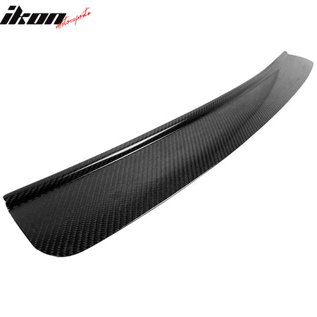 Fit 10-16 BMW F11 5-Sereis Carbon Fiber CF Rear Bumper Boot Protector Step Plate