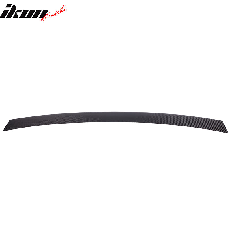 IKON MOTORSPORTS, Sill Plate Cover Compatible With 2010-2015 Audi Q5 , Matte Carbon Fiber Rear Bumper Sill Plate Trim Cover, 2011 2012 2013 2014