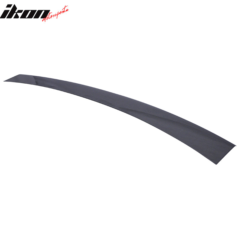 IKON MOTORSPORTS, Sill Plate Cover Compatible With 2010-2015 Audi Q5 , Matte Carbon Fiber Rear Bumper Sill Plate Trim Cover, 2011 2012 2013 2014