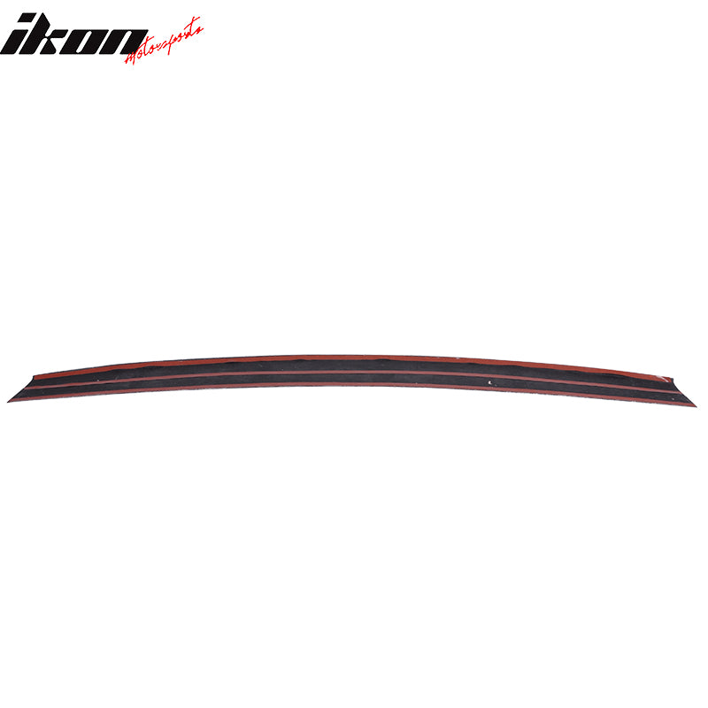 IKON MOTORSPORTS, Sill Plate Cover Compatible With 2010-2015 Audi Q5 , Matte Carbon Fiber Rear Bumper Sill Plate Trim Cover, 2011 2012 2013 2014