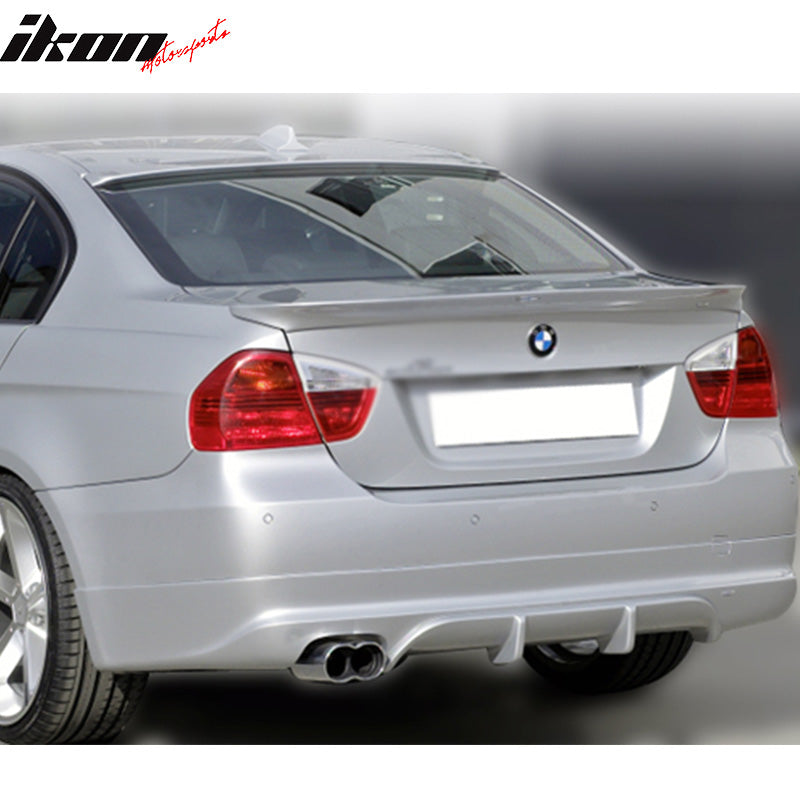 Fits 06-11 BMW 3-Series E90 Sedan 4-Door 4Dr AC Style ABS Rear Trunk Spoiler