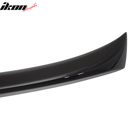 Fits 06-08 BMW E90 Trunk Spoiler + 2PC Front Lip Splitter Painted# 668 Jet Black