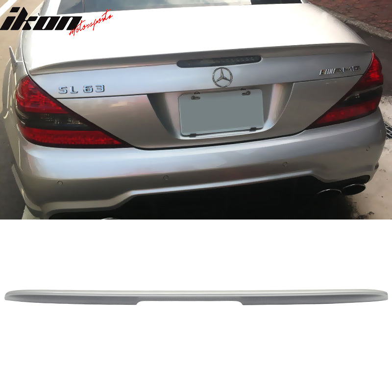 2003-2011 Benz SL Class R230 Trunk Spoiler #744 775 Silver Metallic