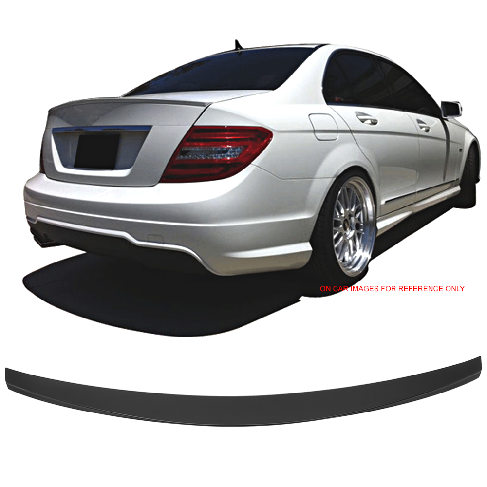 Fits 08-14 Benz C-Class W204 4Dr Sedan IKON Style Trunk Spoiler