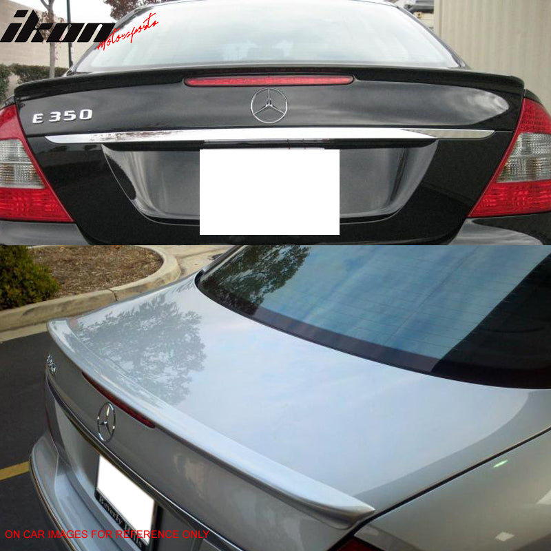 Fits 02-08 Mercedes-Benz E-Class W211 4Dr Unpainted ABS Trunk Spoiler