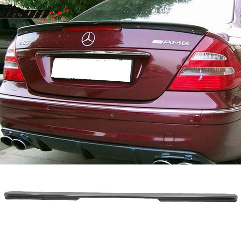 2003-2009 Benz W211 E Class E300 E350 AMG Style Trunk Spoiler Wing ABS