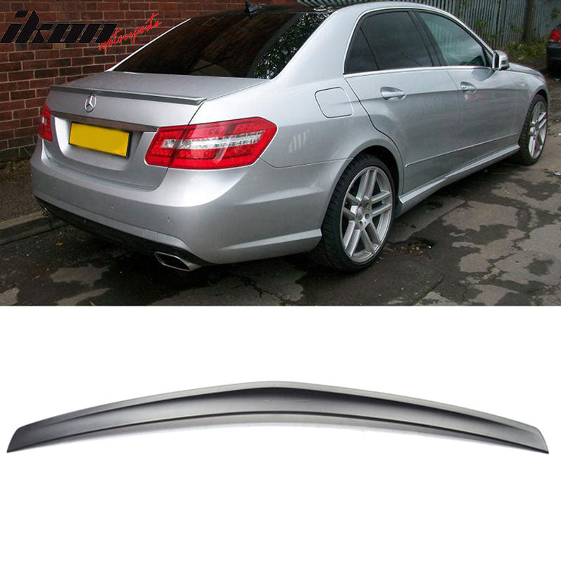 2010-2016 Benz W212 E-Class A Style Unpainted Rear Trunk Spoiler ABS