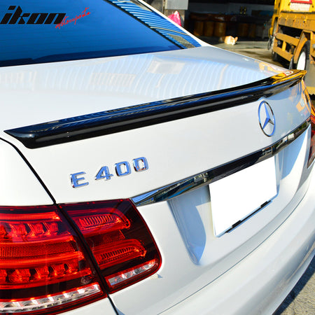 Compatible With 2010-2015 Benz E-Class W212 4Dr Sedan ABS AMG Style Rear Trunk Spoiler