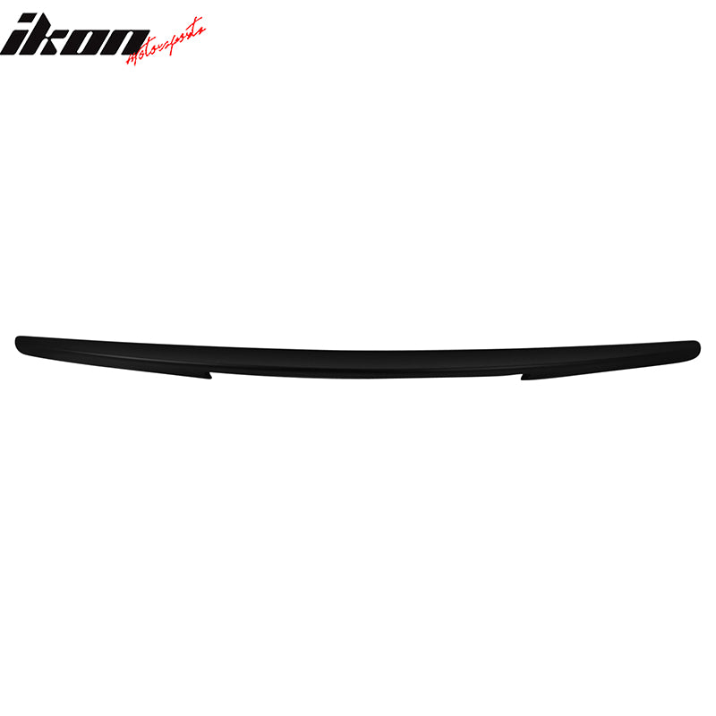 IKON MOTORSPORTS, Trunk Spoiler Compatible with 2013-2020 Mercedes-Benz R231 SL-Class, D Style Painted #831 Graphite Gray Pearl ABS Rear Trunk Lid Spoiler Wing Lip