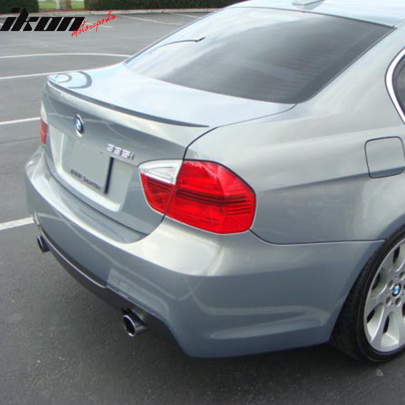 Fits 06-11 BMW 3-Series E90 4Dr Sedan M3 ABS Rear Trunk Spoiler