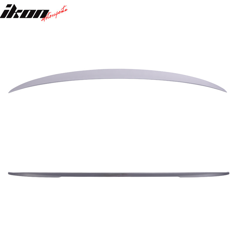 Compatible With 2012-2018 3-Series F30 Matte Trunk Spoiler Painted # A83 Glacier Silver