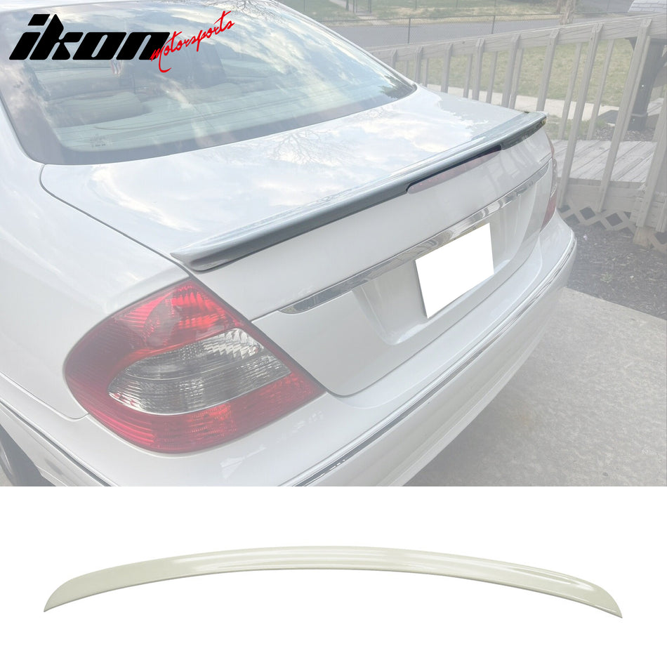 2003-2009 Benz W211 Rear Trunk Spoiler Painted #650 Arctic White