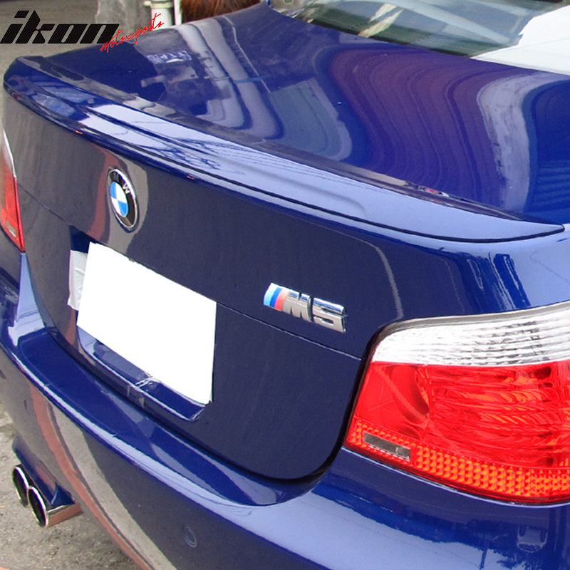 Fits 04-10 BMW 5 Series E60 4Dr Sedan M5 ABS Rear Trunk Spoiler