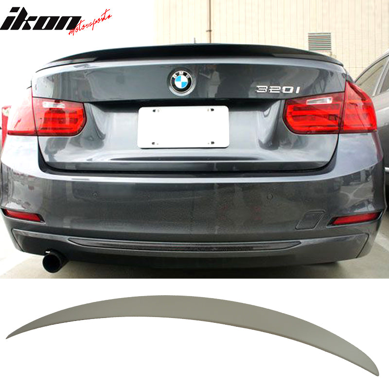 2012-2018 BMW F30 3 Series Performance Style White Trunk Spoiler ABS