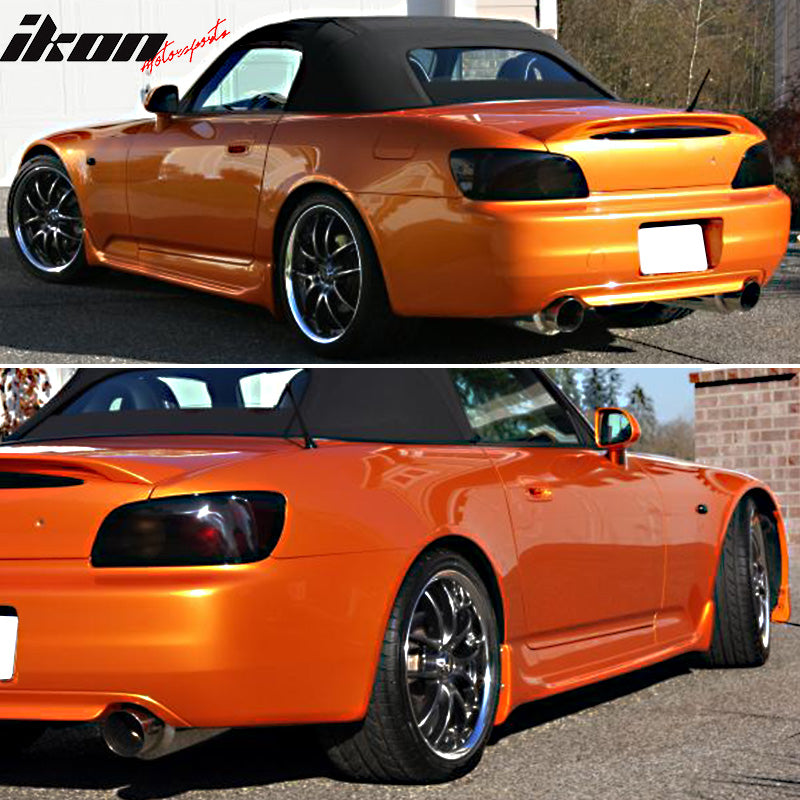 Pre-painted Trunk Spoiler Compatible With 2000-2009 Honda S2000, Factory Style ABS Painted Imola Orange Pearl #YR536P Rear Tail Lip Deck Boot Wing Other Color Available By IKON MOTORSPORTS, 2006 2007