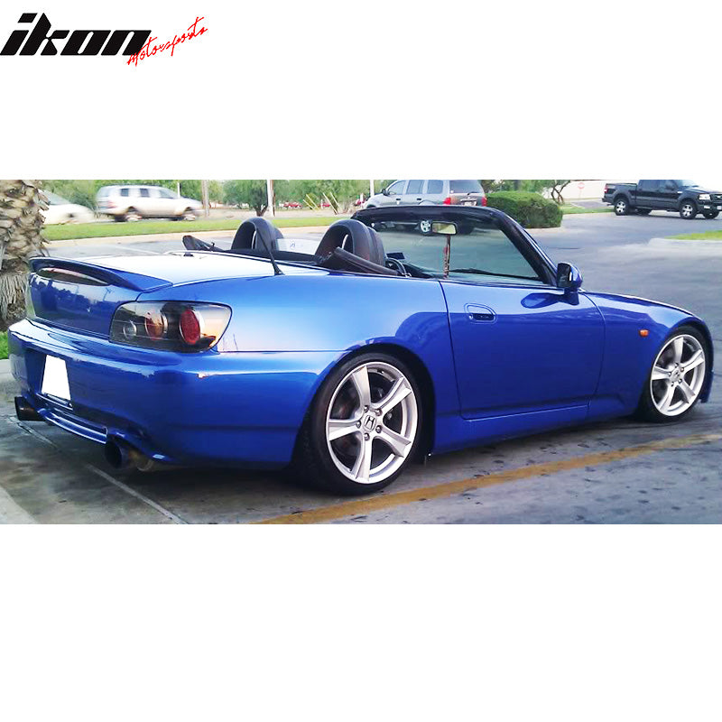 Pre-painted Trunk Spoiler Compatible With 2000-2009 Honda S2000, Factory Style ABS Painted Apex Blue Pearl #B554P Rear Tail Lip Deck Boot Wing Other Color Available By IKON MOTORSPORTS