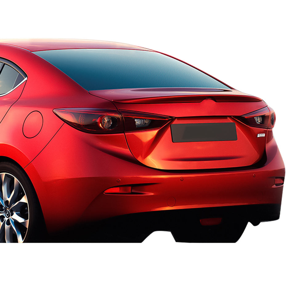 Compatible With 2014-2016 Mazda 3 Mazda3 Sedan 4Dr Factory Style Trunk Spoiler - ABS