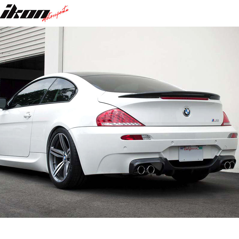 Fits 04-08 BMW E63 6 Series 2DR Coupe V Style Trunk Spoiler - ABS