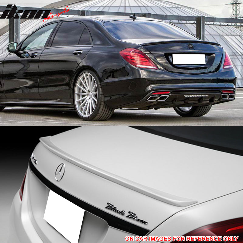 Fits 14-15 Benz W222 S Class 4Dr 4Door OE Style ABS Trunk Spoiler