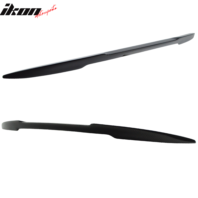 Fits 07-13 BMW E82 1 Series M4 Style Carbon Fiber CF Rear Trunk Spoiler Wing Lip