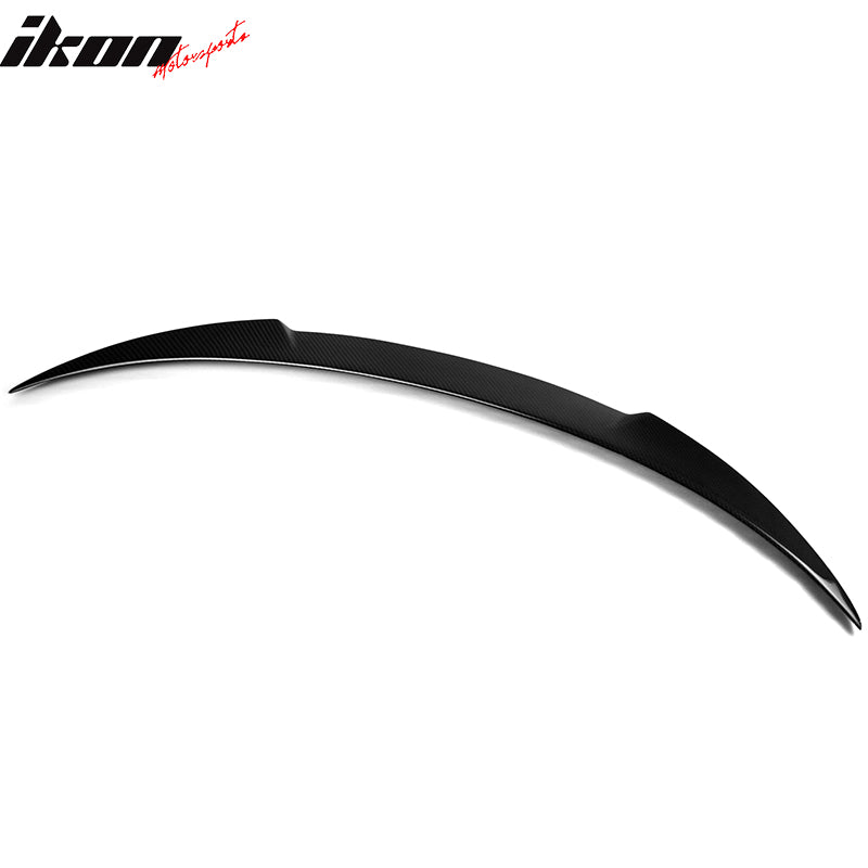 Fits 14-18 Benz W117 CLA-Class Trunk Spoiler V Style Carbon Fiber Rear Boot Wing