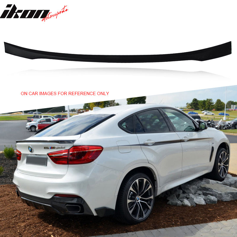 2015-2019 BMW F16 X6 F86 X6M Performance Unpainted Trunk Spoiler ABS