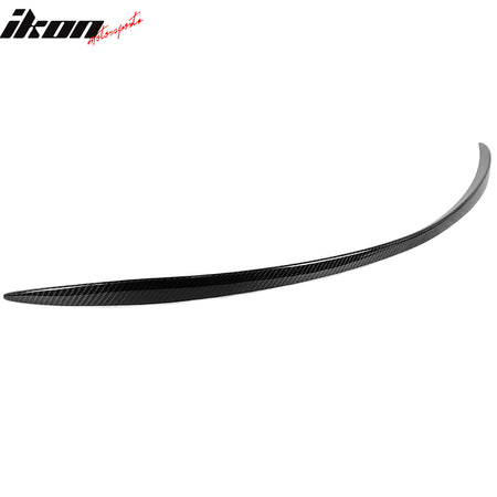 Fits 15-21 Benz W205 C-Class Trunk Spoiler AMG Style Carbon Fiber Rear Boot Wing