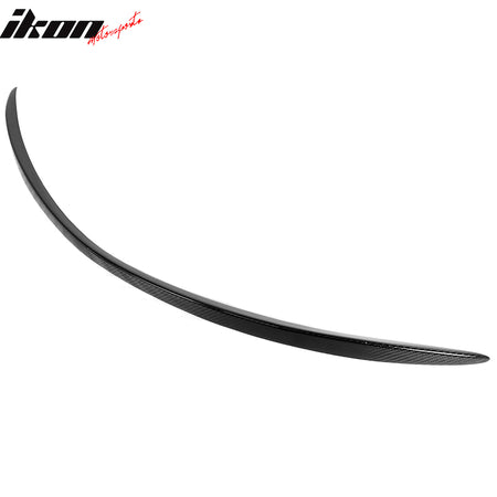 Fits 15-21 Benz W205 C-Class Trunk Spoiler AMG Style Carbon Fiber Rear Boot Wing