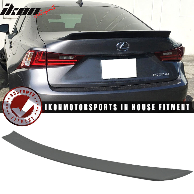 2014-2020 Lexus IS250 F Sport V Style High Kick FRP Trunk Spoiler Wing