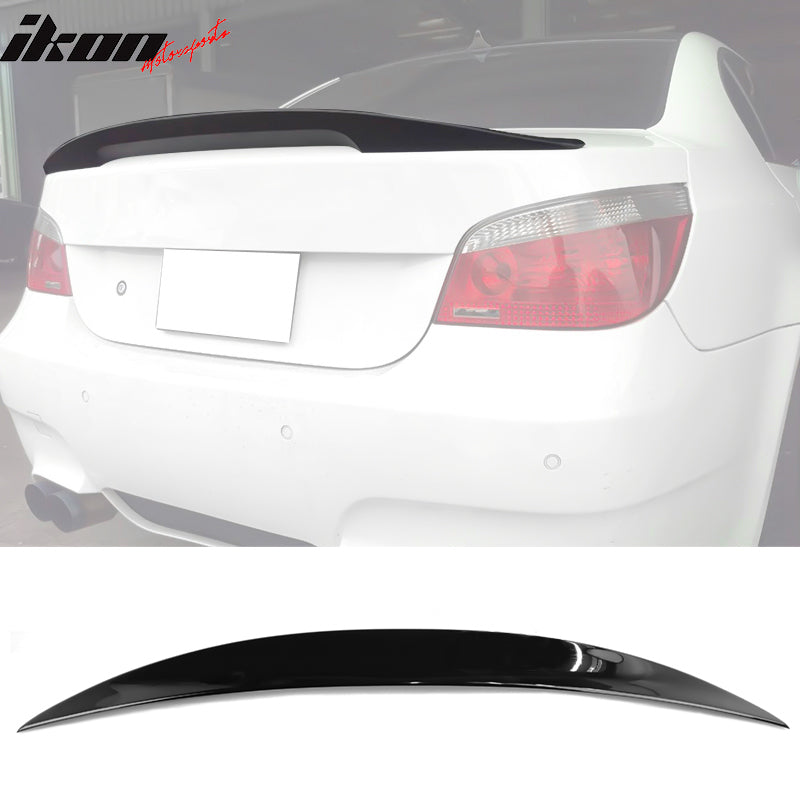 2004-2010 BMW E60 High Kick Performance Style Trunk Spoiler #668 Black