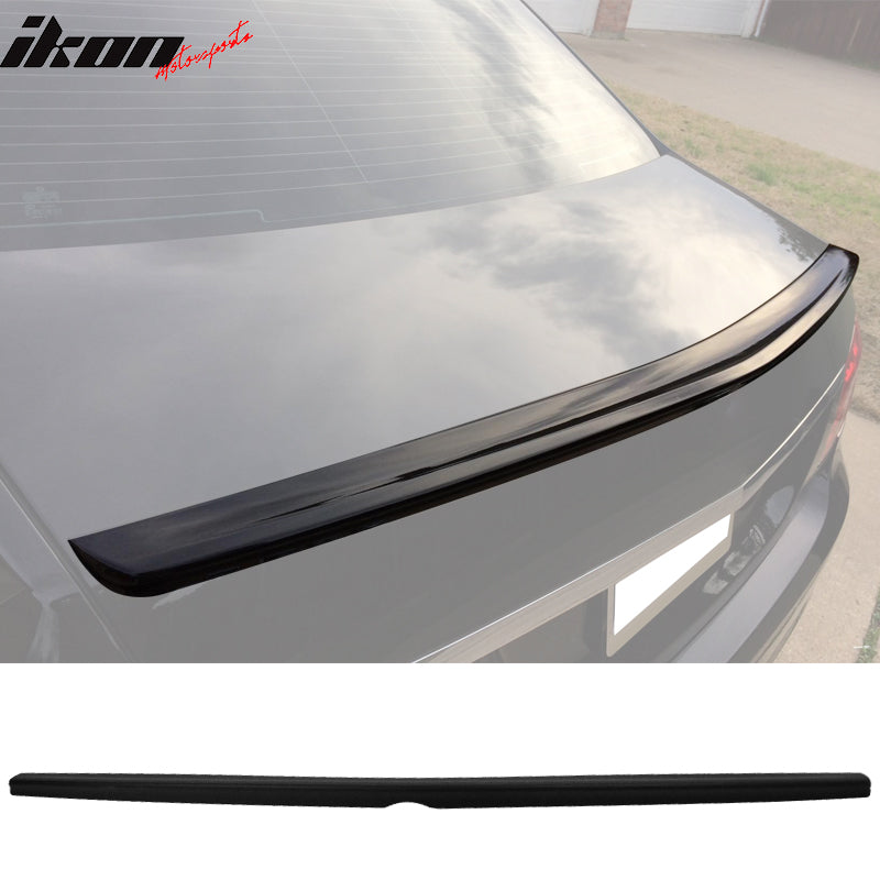 2010-2016 Benz E-Class W212 AMG Style Matte Black Trunk Spoiler ABS