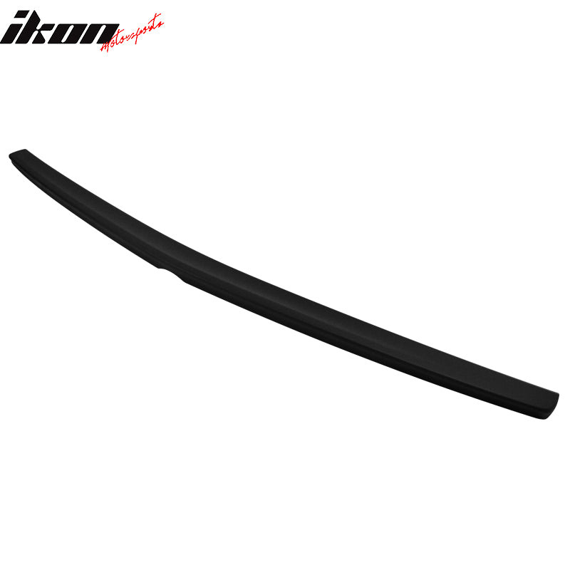 Fits 10-16 Benz E-Class W212 Sedan AMG Style Matte Black Rear Trunk Spoiler Wing