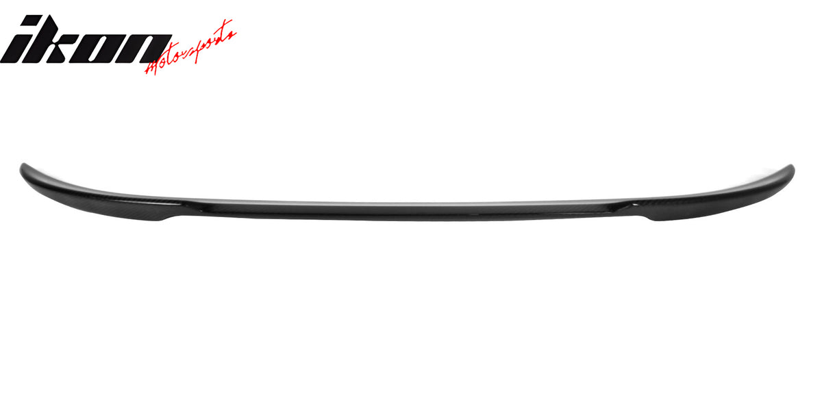 Fits 06-11 BMW E90 3-Series 4Dr V Style Carbon Fiber CF Rear Trunk Spoiler Wing