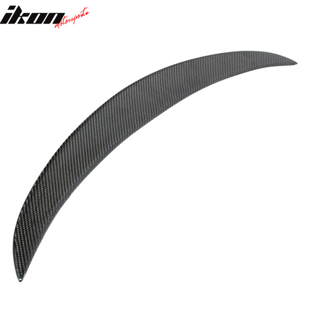 IKON MOTORSPORTS, Trunk Spoiler Compatible With 2013-2020 Scion FR-S & Toyota 86 & Subaru BRZ , Matte Carbon Fiber P Style Rear Spoiler Wing, 2014 2015 2016 2017 2018 2019