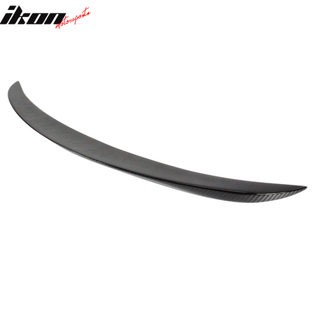 IKON MOTORSPORTS, Trunk Spoiler Compatible With 2013-2020 Scion FR-S & Toyota 86 & Subaru BRZ , Matte Carbon Fiber P Style Rear Spoiler Wing, 2014 2015 2016 2017 2018 2019