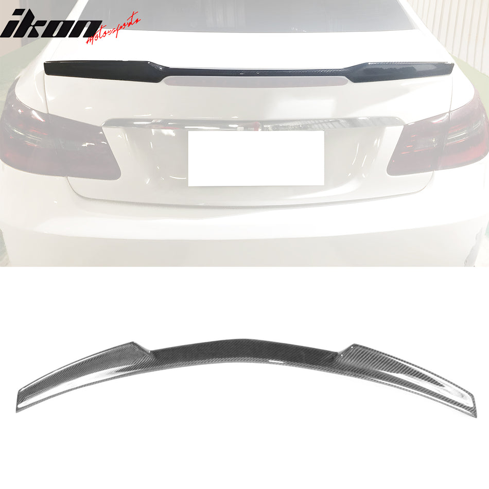 2010-2017 Benz C207 E-Class Trunk Spoiler V Style Carbon Fiber Wing