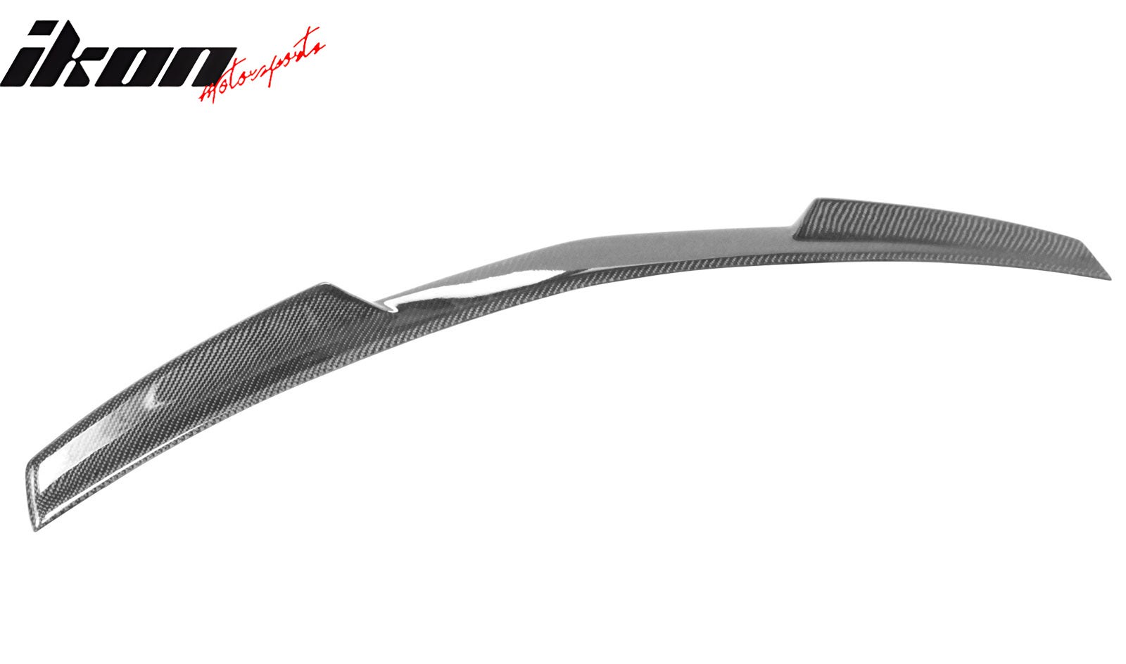 Fits 10-17 Benz C207 E-Class Trunk Spoiler V Style Carbon Fiber Rear Boot Wing