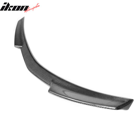 Fits 10-17 Benz C207 E-Class Trunk Spoiler V Style Carbon Fiber Rear Boot Wing