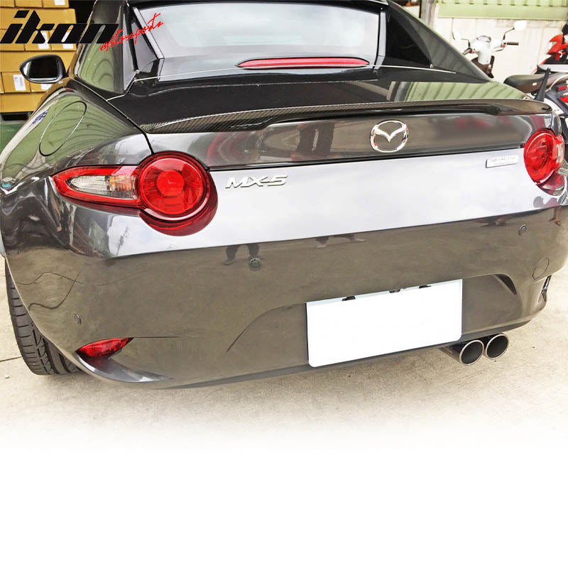 Fits 16-23 Mazda MX-5 & MX-5 Miata 4th ND Performance Style Trunk Spoiler ABS