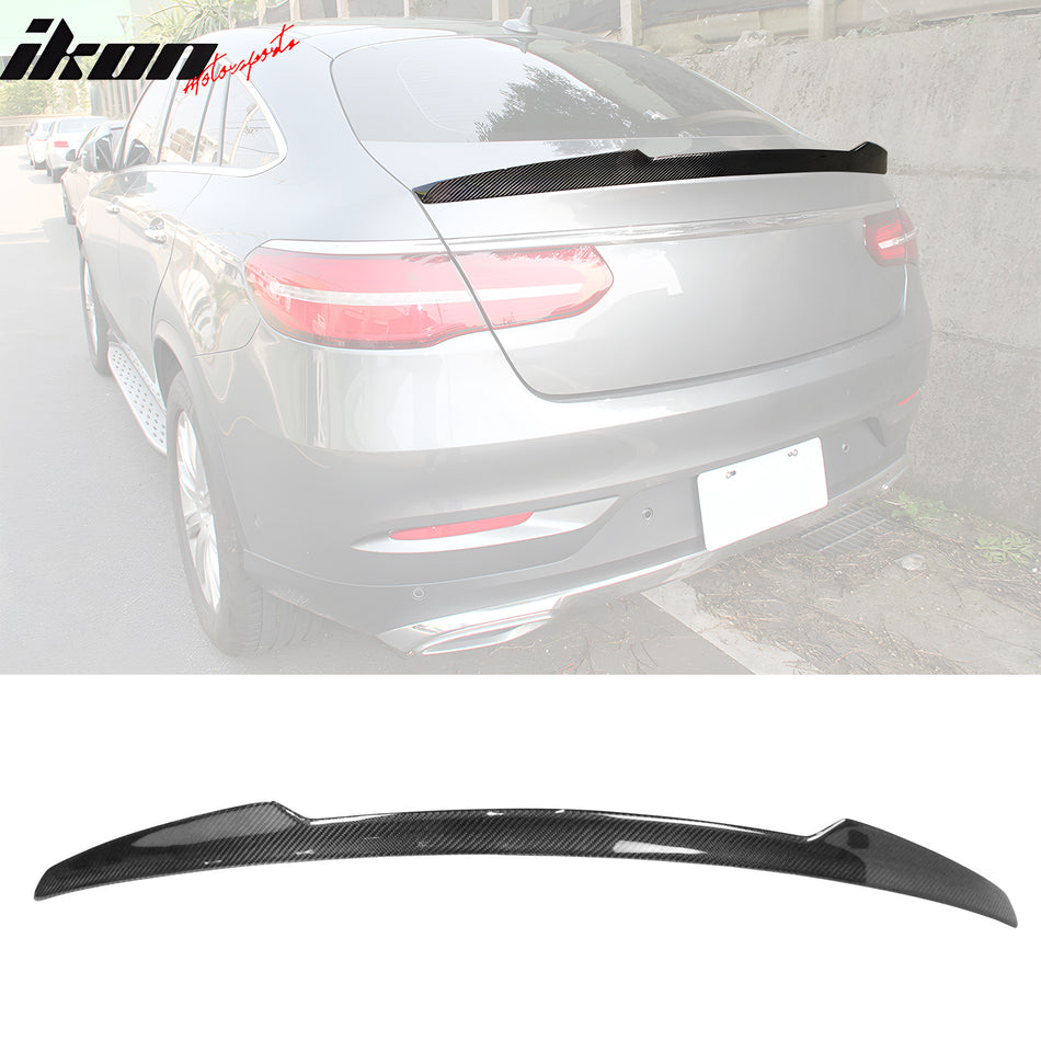 2016-2019 Benz C292 GLE-Class Coupe Trunk Spoiler V Style Carbon Fiber