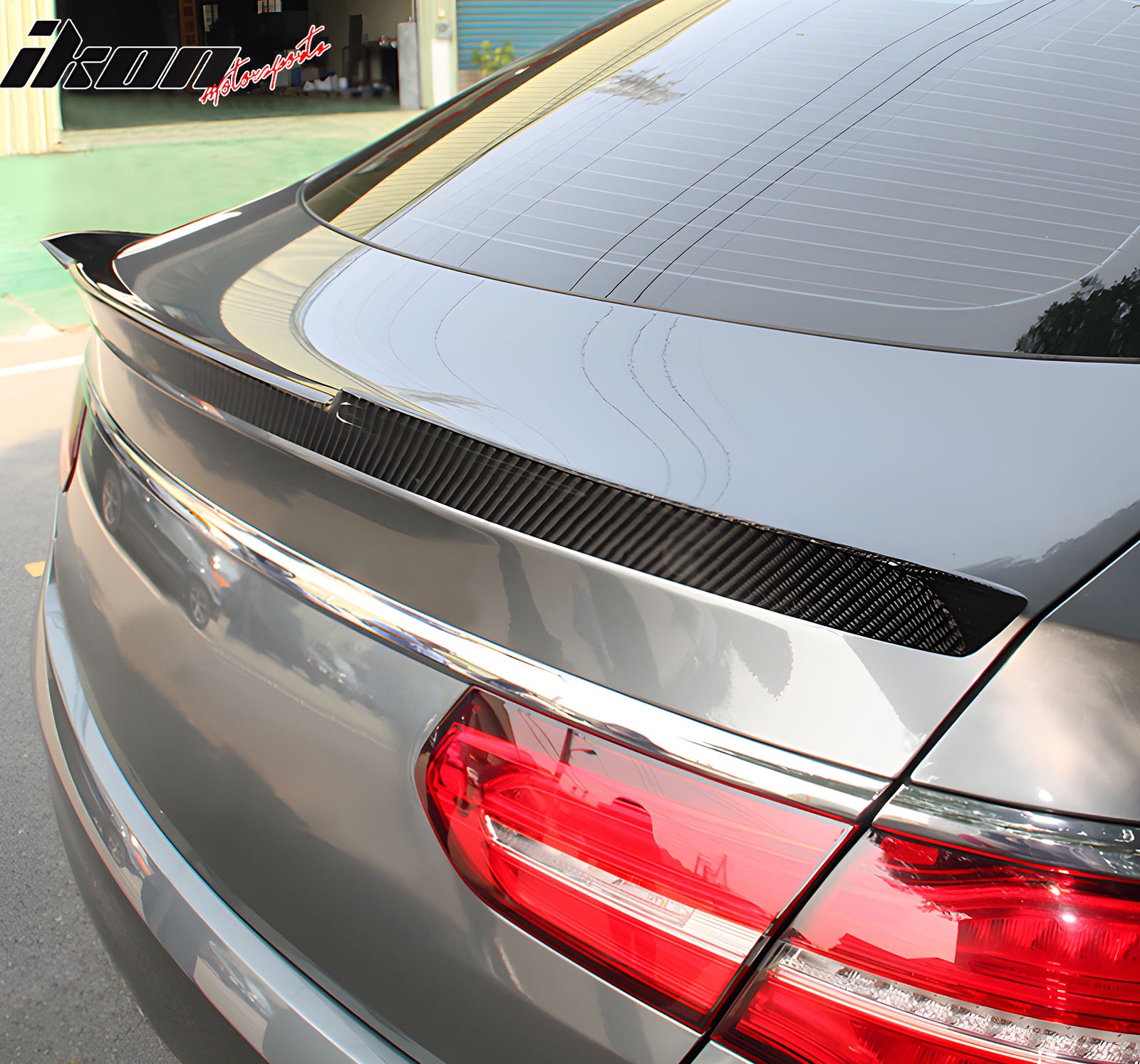 For 16-19 Benz C292 GLE-Class Coupe Trunk Spoiler V Style Carbon Fiber Rear Wing