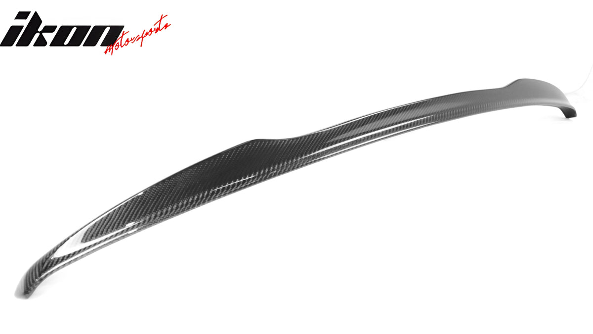 Fits 07-13 Benz W221 S-Class Trunk Spoiler V Style Carbon Fiber Rear Boot Wing