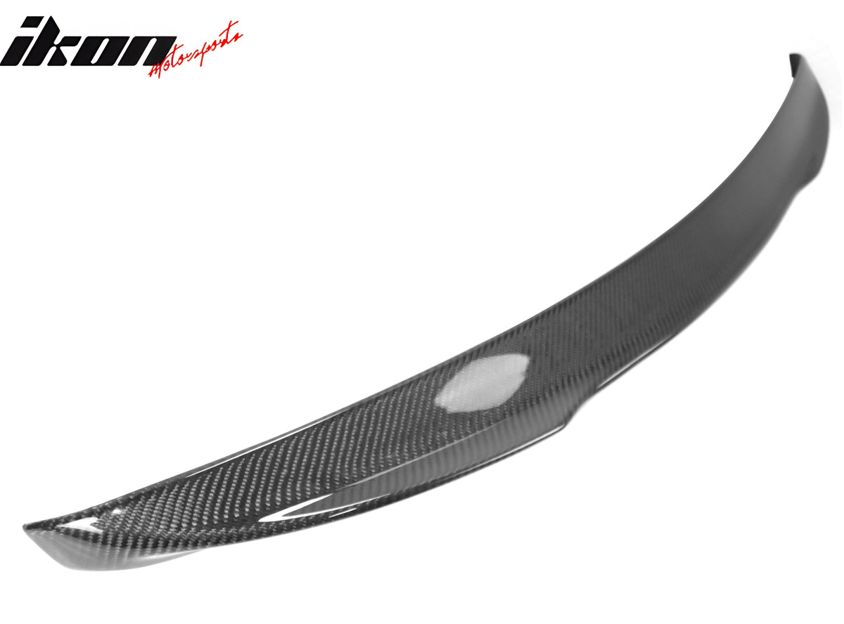 Fits 07-13 Benz W221 S-Class Trunk Spoiler V Style Carbon Fiber Rear Boot Wing