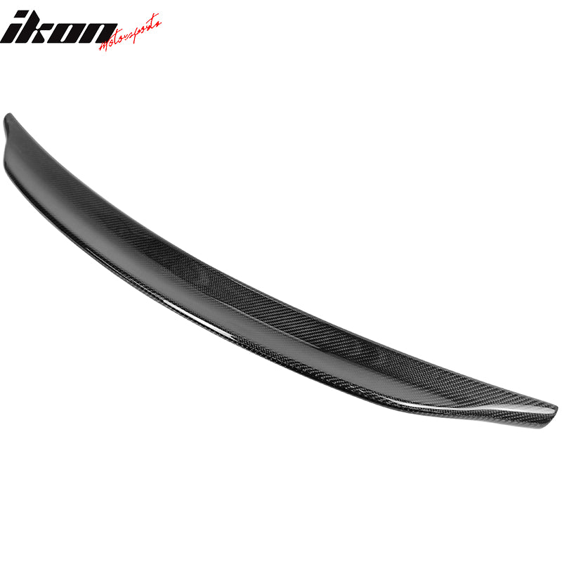 Fits 08-17 Mitsubishi Lancer EVO X Trunk Spoiler P Style Carbon Fiber Rear Wing