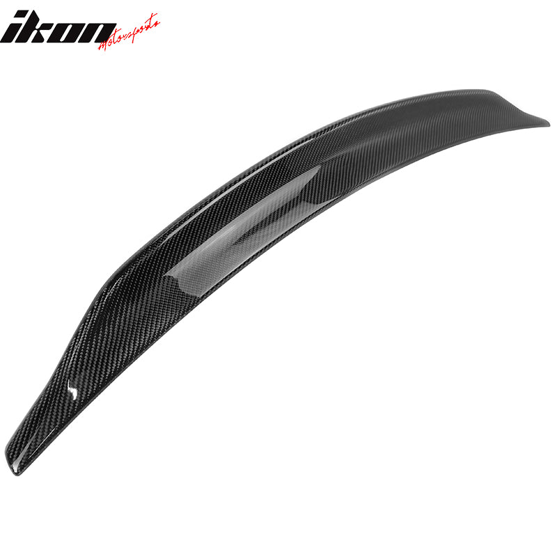 Fits 08-17 Mitsubishi Lancer EVO X Trunk Spoiler P Style Carbon Fiber Rear Wing