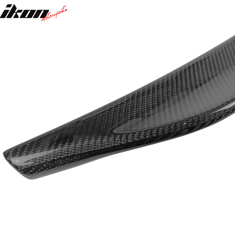 Fits 08-17 Mitsubishi Lancer EVO X Trunk Spoiler P Style Carbon Fiber Rear Wing