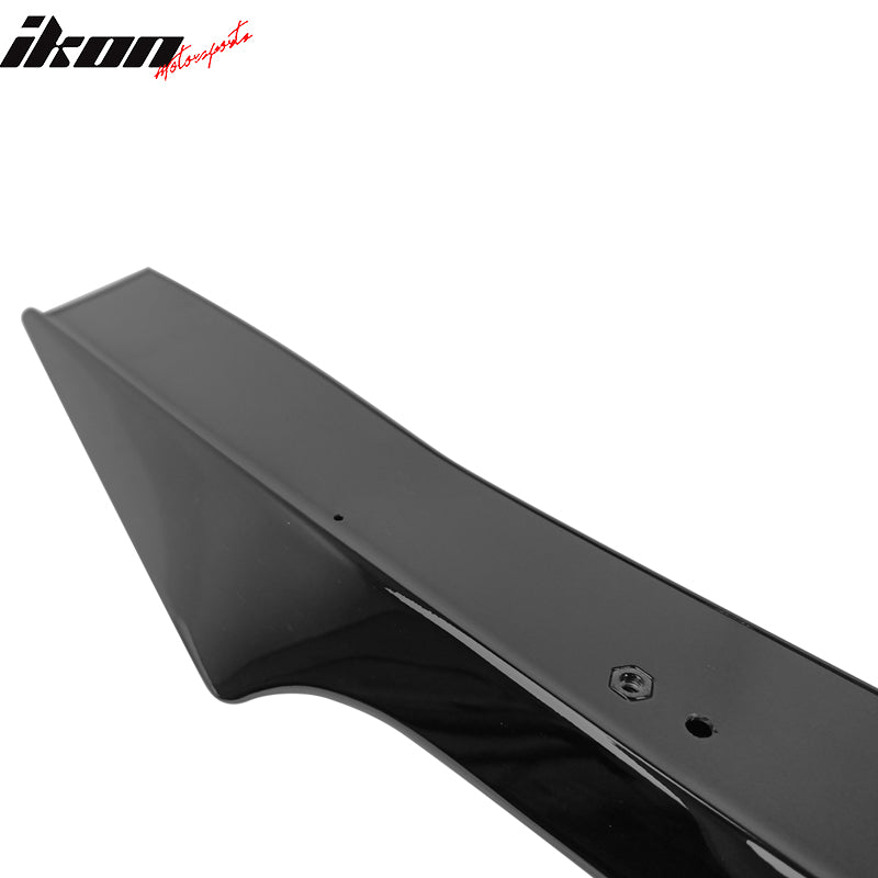 Fits 15-21 Subaru WRX STI V2 Style Gloss Black Add On Trunk Spoiler Gurney Flap