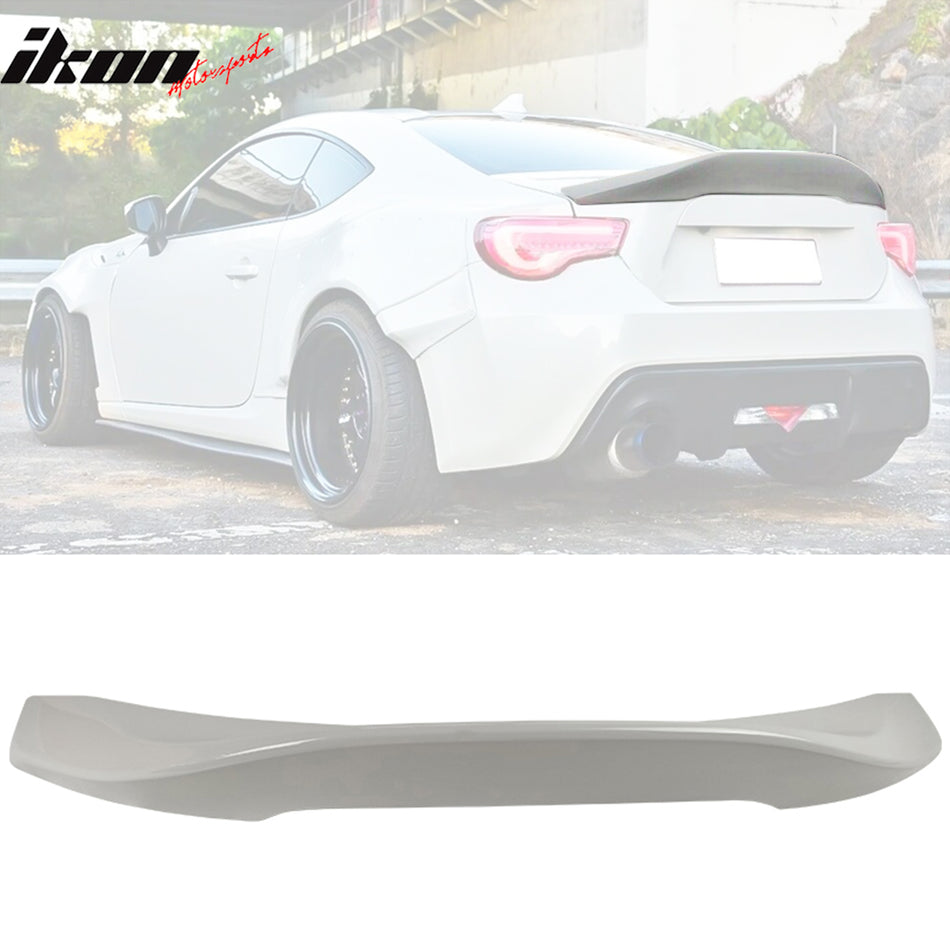 2013-2020 Subaru BRZ FRS GT86 #K1X White L Style Trunk Spoiler ABS