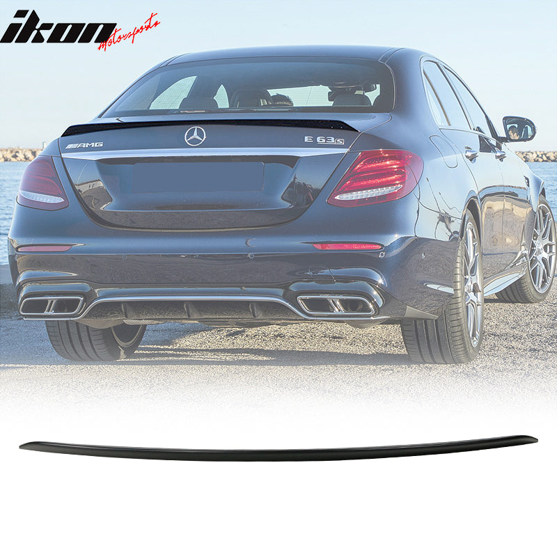 17-18 Benz E Class W213 Sedan 4Dr AMG Trunk Spoiler - ABS